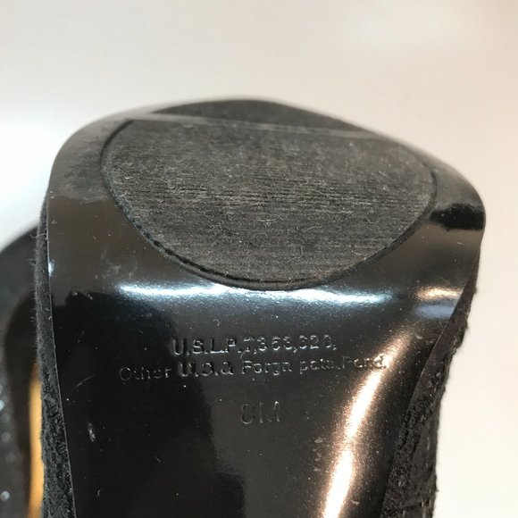 Nine West NWRocha Sparkly Lace Overlay Suede Trimmed Pumps - Picture 8 of 8